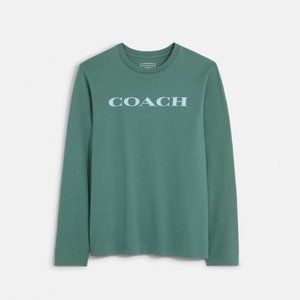 NWT COACH ESSENTIAL ORGANIC LONG SLEEVE SHIRT MENS